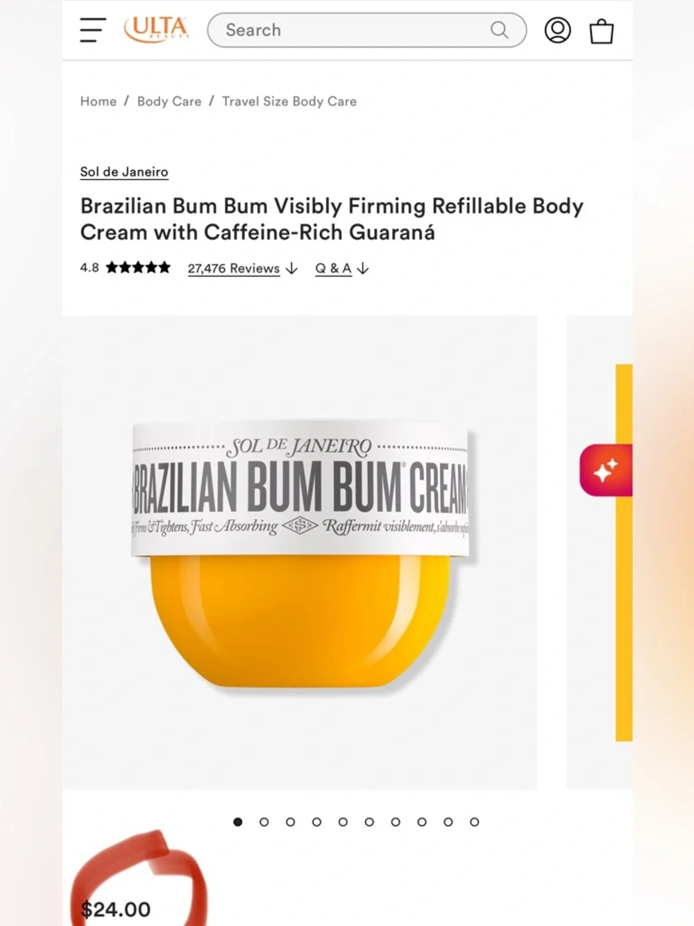 Sol de Janeiro Brazilian Bum Bum Cream - White